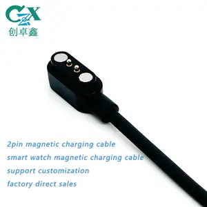 CZX Magnetic Connector 2-pin 2.84mm Pitch SMT 2 Pin Cable Male/Female DC Application for PCB Magnetic Pogo Pin Usb Connector Converter Adapter meta quest 3s accessories