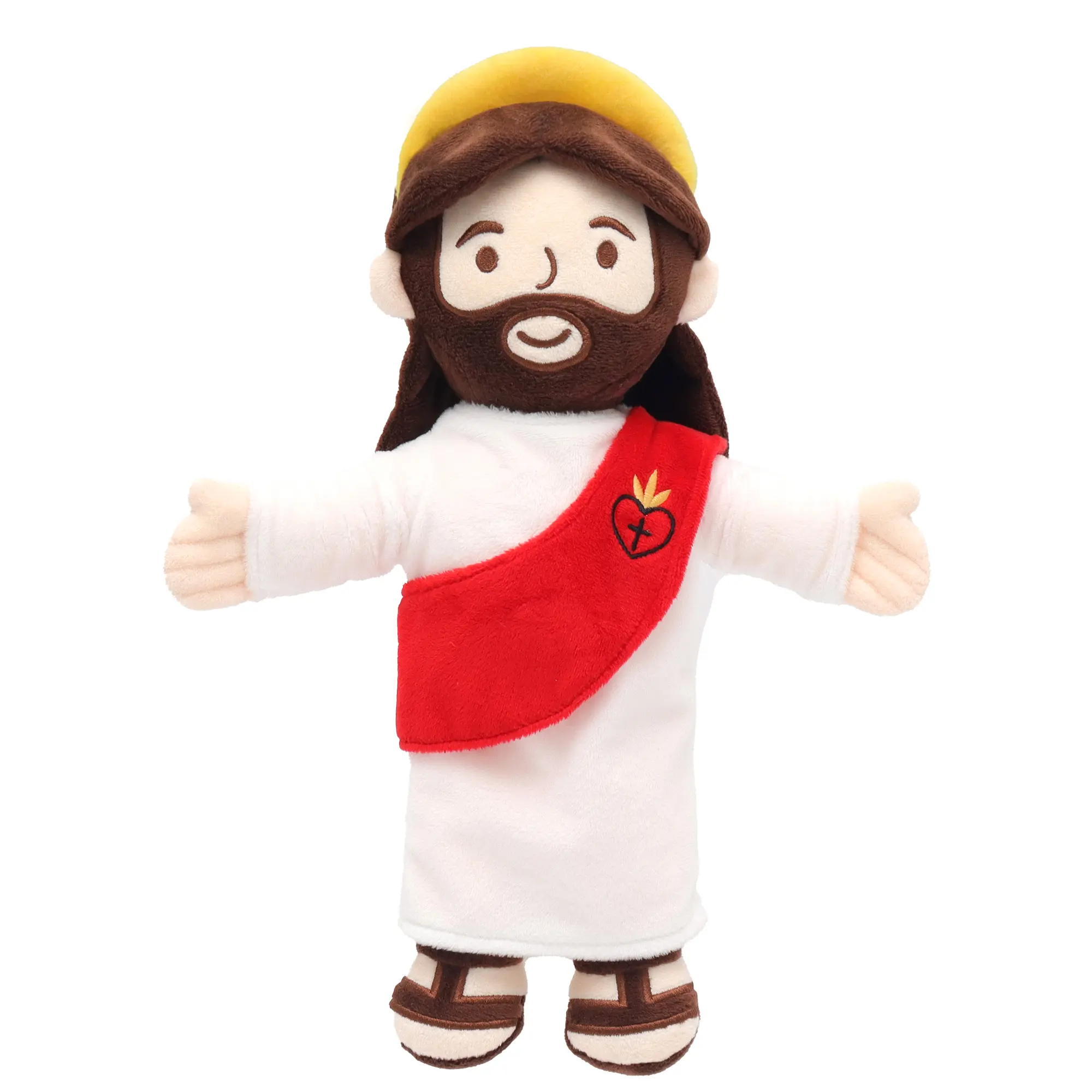 Yelakey Jesus Plush Doll 13" – “Jesus Loves You” Christian Stuffed Toy for Kids, Religious Gift for Easter, Christmas & Baptism tiktokshopspringglowup