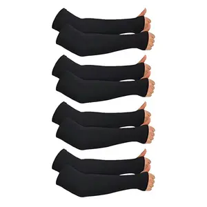 4 Pairs Sports Elbow Guards for Basketball, Soccer, Baseball, Thumb Hole Compression Sleeves, Youth & Adult, Game/training Use