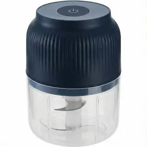 Electric Food Shredder, Mini Meat Grinder, Garlic Puree Maker, USB Charging, Portable Kitchen Gadget for Minced Meat, Vegetable, Onion, Ginger, Chili, Rechargeable Lithium Battery raccoon  cheese  grater lychee  peelers