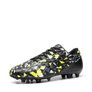 Nortiv8 Men's Soccer Cleats Adult Football Shoes Lace-Up Firm Groud Athletic Outdoor Trainning Soccer Shoes