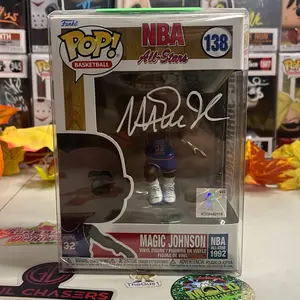Funko Pop! Autographed NBA Magic Johnson Signed By Magic Johnson