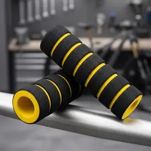 Upgrade Motorcycle Grips: Ergonomic Non-Slip Handlebar Covers, Vibration Damping & Comfort, Universal Fit for Mountain and Road Bikes, Easy Install, 2-Pack.