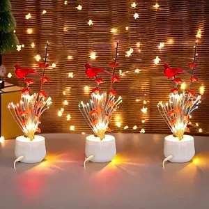 1 Piece Desktop Bonsai Tree Lamp, DIY Tree Light, LED Artificial Bird Tree Light, Battery/USB Operated Night Light, Room Decoration, Home Decor, Bedroom, Wedding Decoration Light