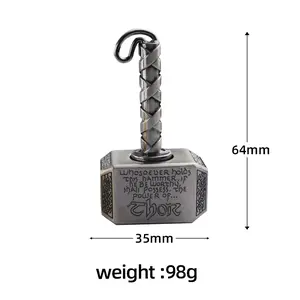 Premium Metal Thors Hammer Fidget Spinner with Smooth Rotation Stress Relief Toy, Toy for Adult, Toy for Office Worker, Interesting Item, Ideal Gift