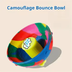 4in1 Bounce Bowls Ball Fidget Toy For Kids & Adults Spinning Stress Relief, Pop Up Toy Outdoor Game Sports Fingertip Toy For School, Birthday Party Favors, Goodie Bag Fillers For Boys And Girls