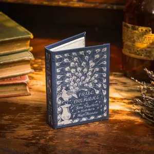 (Peacock Edition) Pride & Prejudice by Jane Austen 1813 Book Wallet