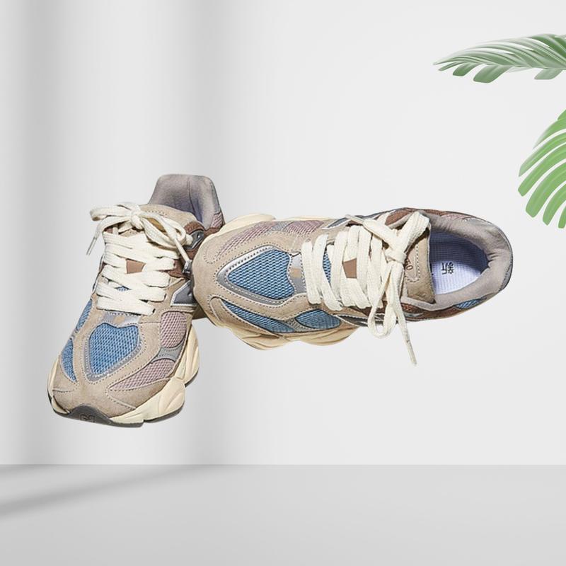 Hot Trend 2025 Unisex Chunky Running Sneakers Pink Mesh & Suede Athletic Shoes with Breathable Cushioning Anti-Slip Sole for Men Women