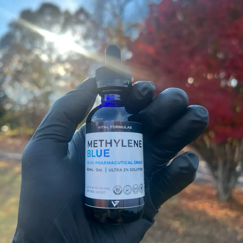 Methylene Blue by Vital Formulas 2% Nano Solution | Ultra Pure Formula [60mL - 2oz]