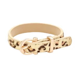 Leopard Buckle Bracelet | 9" Adjustable Bracelet for Women – Stylish Layering Jewelry for Everyday Wear – Womenswear Fashion Accessory -  Ideal Gift