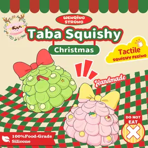 wenqingsquishy - Christmas Tree Series 【Handmade TabaSquishy】【Full silicone rebom squishy】【Fidget Toy】【Squishy Toy】【110g】