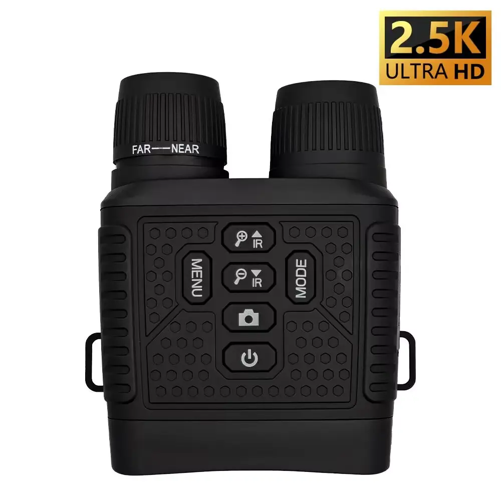 Infrared Night Vision Device 2.5K 30MP Binoculars, Day & Night Use, Dual‑Tube Night Vision