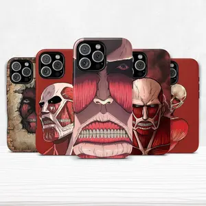 "Colossal Titan" Anime-Themed Phone Case — Dual-Layer Protective Cover, Compatible with iPhone 11–17 Pro Max/Plus Series and Samsung Galaxy S23– Series