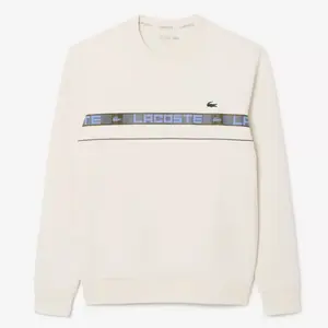 Lacoste Men's Branded Stripe Tennis Sweatshirt