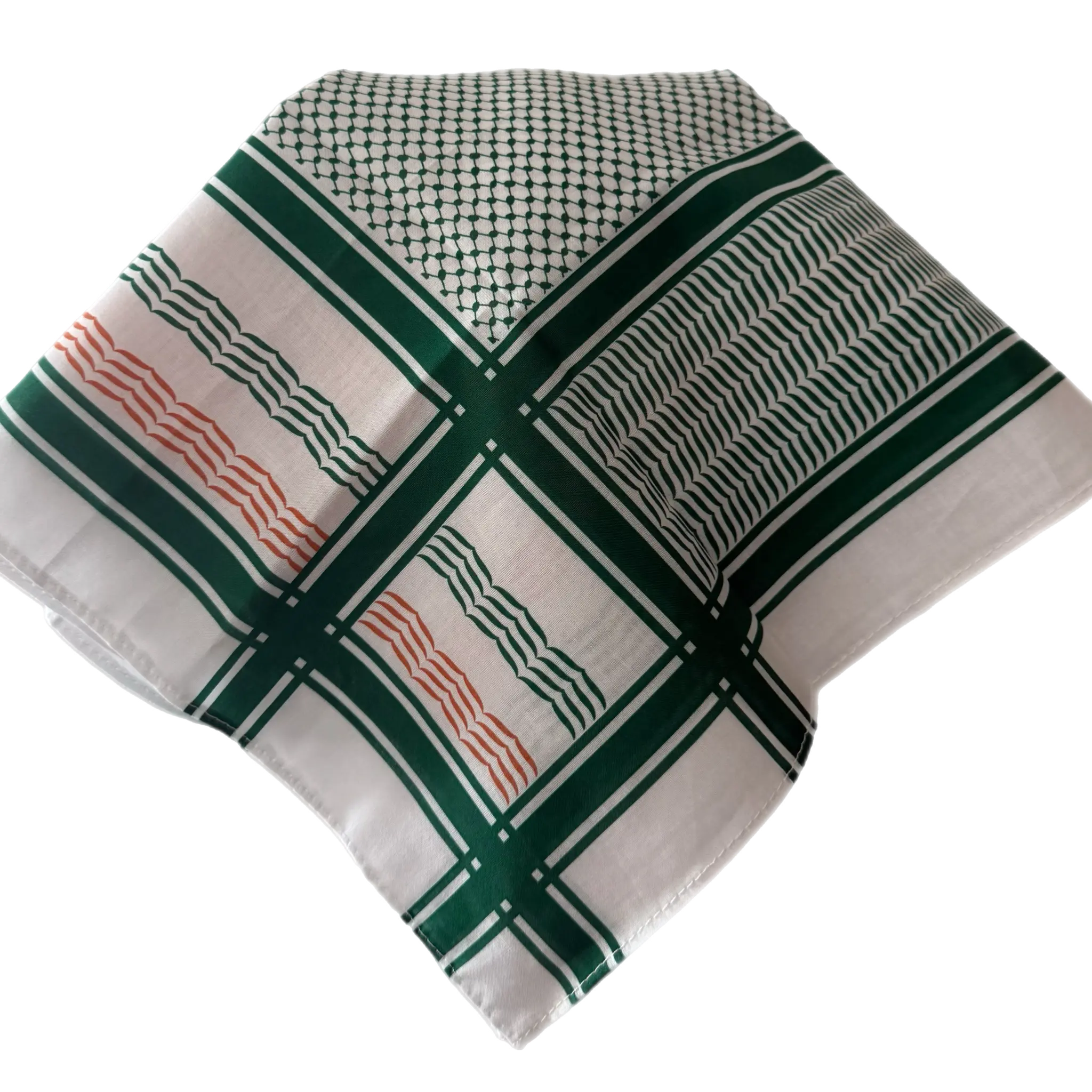 Emerald Solidarity – Organic Cotton Keffiyeh Bandana