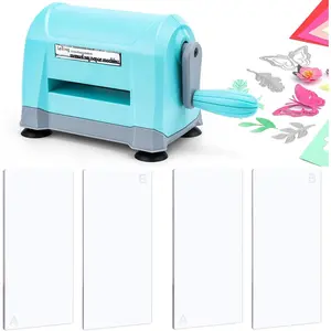 Mini Manual Die Cutting Machine, Die Cut and Embossing Machine for Card Scrapbooking Paper Crafting Mini Die Cuts Machine Works with Dies and Folders That Are 3" Wide or Smaller