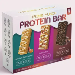 Variety – 12-Pack Display Box (4 Bars × 3 Flavors)