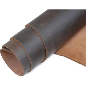 Tooling Leather Square 3.6mm-4.0mm (9-10oz) Thick Finished Full Grain Cow Hide Leather Crafts Tooling Sewing Hobby Workshop Crafting Leather Heavy Weight (Dark Brown, 10"X10")