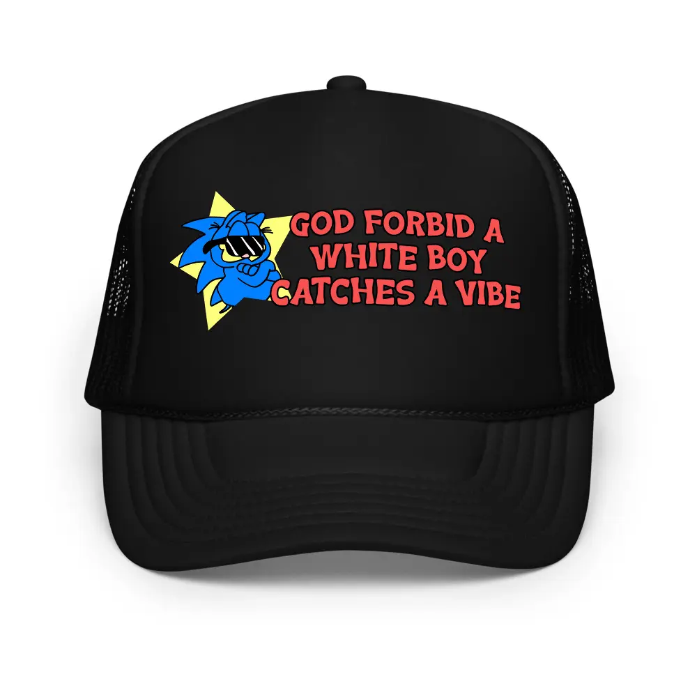A White Boy Catches a Vibe hat A White Boy Catches a Vibe hat