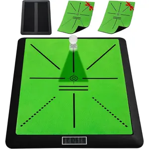 High-Precision Golf Hitting Mat - Practice Mat with Swing Path Feedback &  Detection - Indoor/Outdoor Use - Golf Swing Trainer for   -  for Golfers, Beginners & Pros