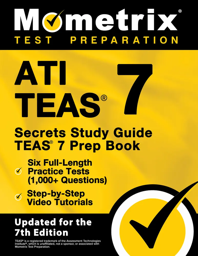 USED Book - Ati Teas Secrets Study Guide - Teas 7 Prep Book, Six Full-Length Practice Tests (1,000+ Questions), Step-By-Step Video Tutorials: [Updated for the 7th by Matthew Bowling (Paperback) - english