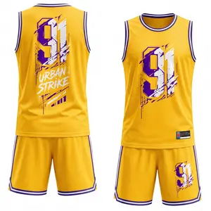 Men's Athletic Set: Mesh Basketball Jersey Two-Piece Suit — Sleeveless Tank Top and Shorts Combo; Lightweight and Breathable Sportswear