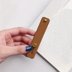 Colored Mobile Phone Grip and Stand – Compact, Multi-Functional Push-Pull Ring Holder with Secure Hand Band