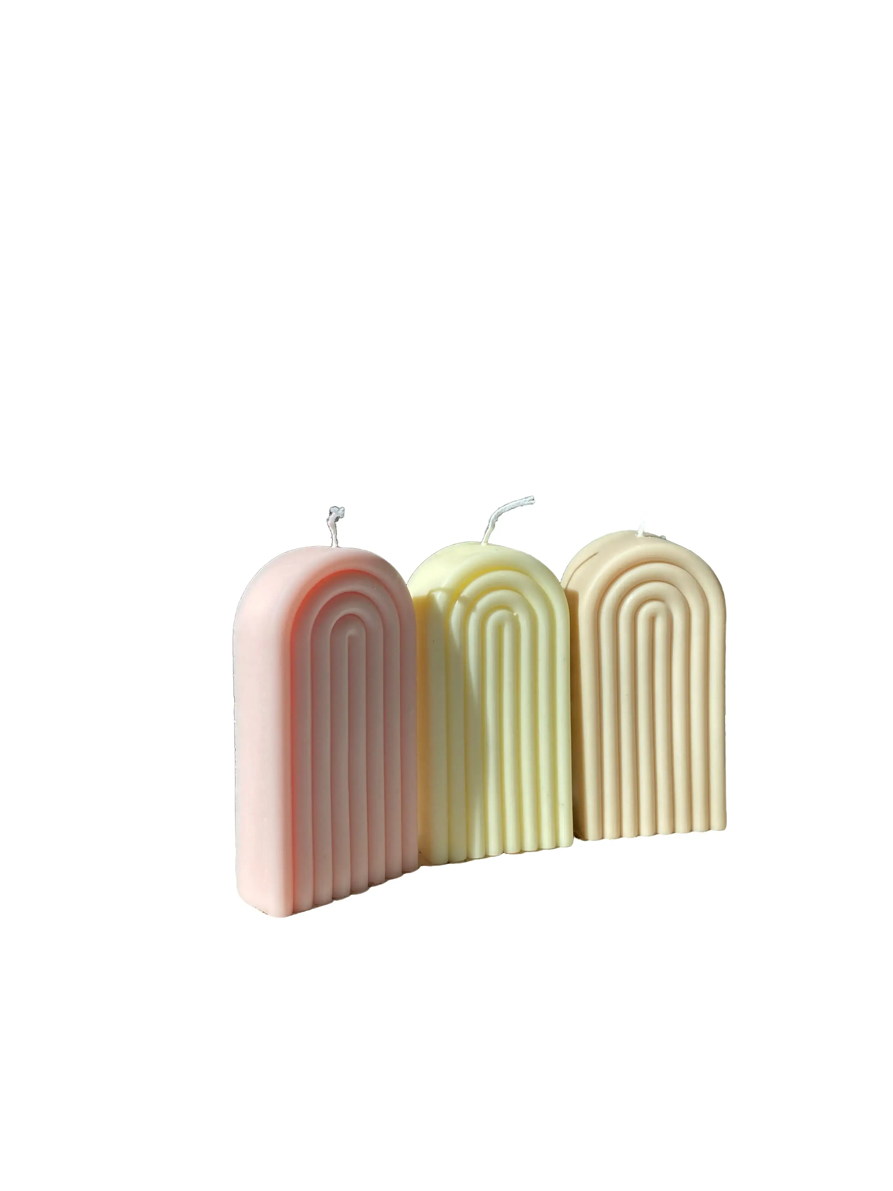 Yellow Arch Rainbow Candle