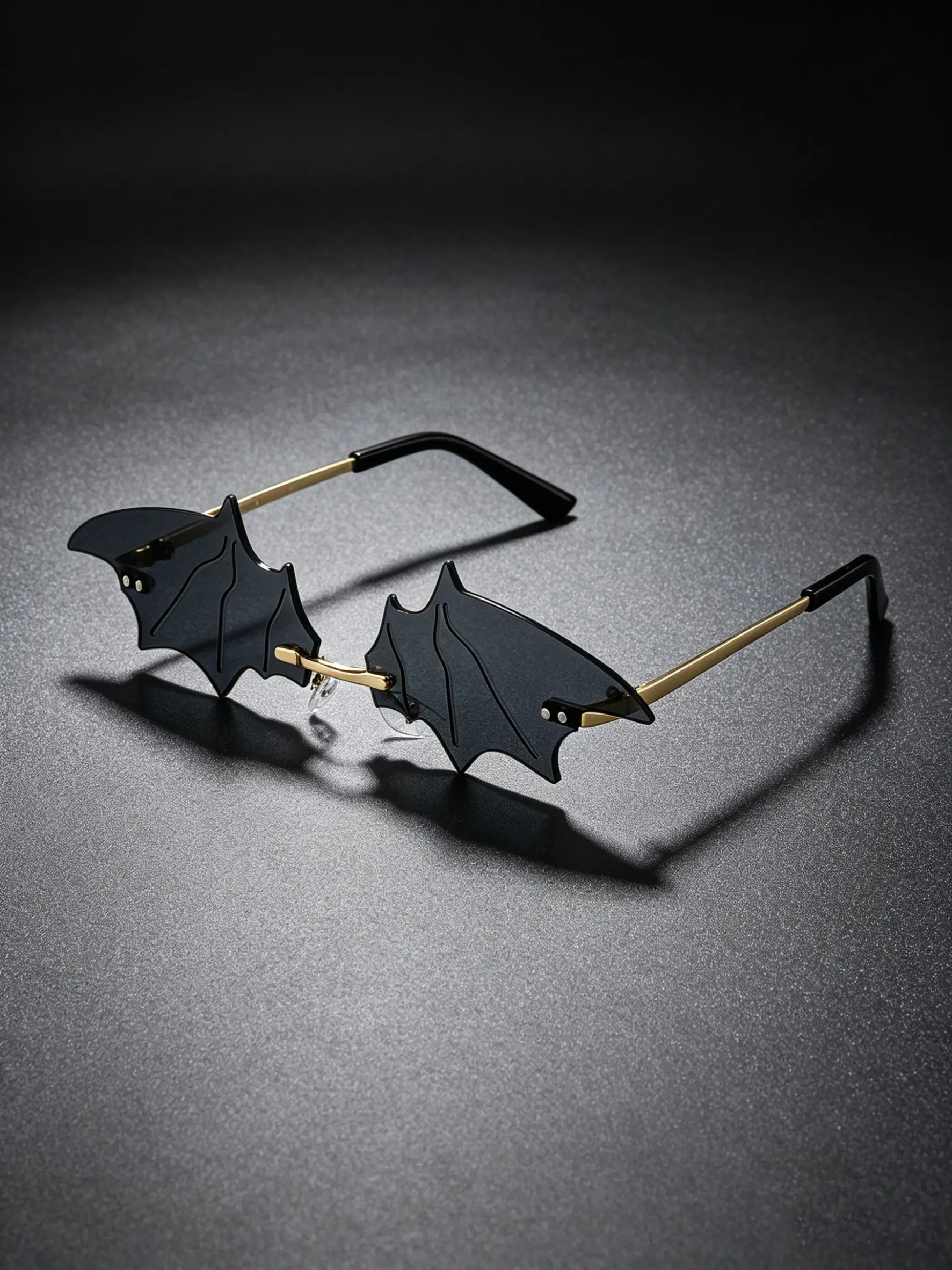 New Funny Christmas Bat Sunglasses, Unisex Fashion Streetwear, Retro Style, Durable, Perfect for Parties, Gifts, Beach Holidays