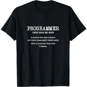 Programmer Definition Funny Computer Programming T-Shirt