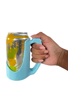 12oz Can Holder Portable Plastic Mug Flask Tumbler Bottles for Energy Drinks Storage Great For Keeping Drinks Cold Handel For Cans