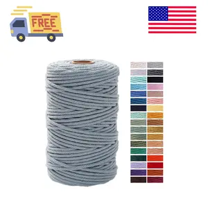 Grayish Blue Macrame Cord 4mm x 109Yards