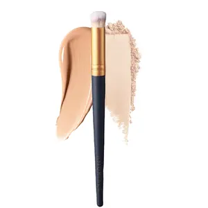 AMORTALS Round Concealer Brush | Flawless Coverage for Beginners | Ultra Soft Bio-Fiber for Under Eyes Blemishes