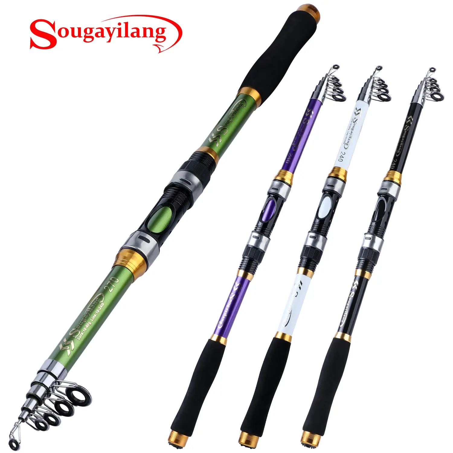 Sougayilang 6-10.9FT Telescopic Fishing Rod, Portable Travel Fishing Rod Suitable for Saltwater and Freshwater Fishing - TikTok Shop Sougayilang 6-10.9FT Telescopic Fishing Rod, Portable Travel Fishing Rod Suitable for Saltwater and Freshwater Fishing - TikTok Shop