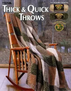 USED-Thick and Quick Throws (Leisure Arts #3721) by Lion Brand Yarn (Hardcover)