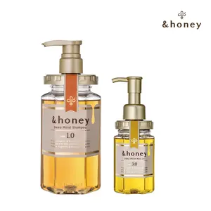&honey Deep Moist Bundle Shampoo 1.0 + Hair Oil 3.0, Honey Hydration Set for Dry & Frizzy Hair