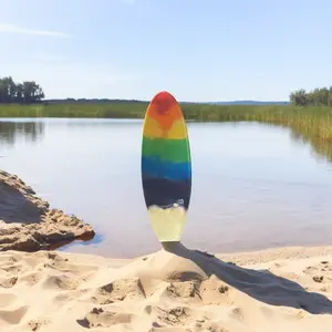 The Crafted Edge Surfboard Hand Crafted with resin Rainbow Beach
