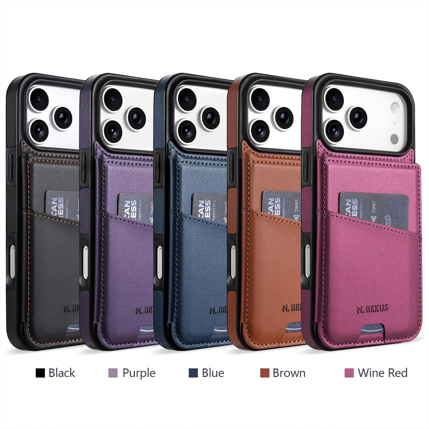 MagSafe Wallet Phone Case for iPhone 17 Air Pro Pro Max, 16/15/14 Plus Pro Pro Max, 13/12 Pro Pro Max & 11, 3-in-1 Faux Leather Flip Wallet Case with Card Holder Slots, RFID Blocking, Shockproof Protective Slim Folio Case with Stand for Men & Women MagSafe Wallet Phone Case for iPhone 17 Air Pro Pro Max, 16/15/14 Plus Pro Pro Max, 13/12 Pro Pro Max & 11, 3-in-1 Faux Leather Flip Wallet Case with Card Holder Slots, RFID Blocking, Shockproof Protective Slim Folio Case with Stand for Men & Women