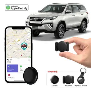 Wireless Tag Smart Tag Works with Find My App (iOS Only), Key Finder, Luggage Tracker, Bluetooth Tracker Tag for Backpacks, Wallet, Worldwide Tracking, Replaceable Battery, IP67 Waterproo
