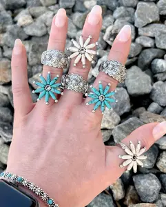 SILVER Sun haven Western RING