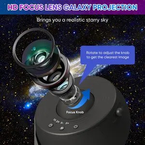 Galaxy Projector 13 in 1 Planetarium Star Projector Realistic Starry Sky Night Light with Solar System Constellation Moon for Kids Adults Bedroom Ceiling Home Theater Living Room Decor Led Multicolor