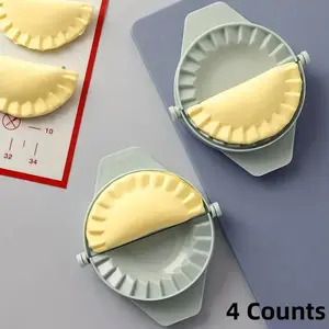 Dumpling Maker, 4 Counts/set Dumpling Press Mold Maker, Dumpling Mold for Pierogi, Pastelitos, Calzone, Turnovers, Kitchen Gadgets, Baking Supplies, Multifunctional Kitchen Tools