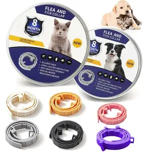 Tick Collar For Dogs&Cats，Treatment & Prevention, Vet-Recommend, 8 Month Protection