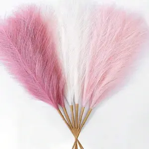 24Pcs/48Pcs Large Tall Faux Pampas Bulrush Vase Fillers - Deep Boho Decorative Multicolor Ornaments, Farmhouse Home Accessories, Plants for Room Decoration, Wall-Mounted Multilayer Hat Organizer, Full-Length Dimmable LED Floor Mirror, Bag Purse Charm