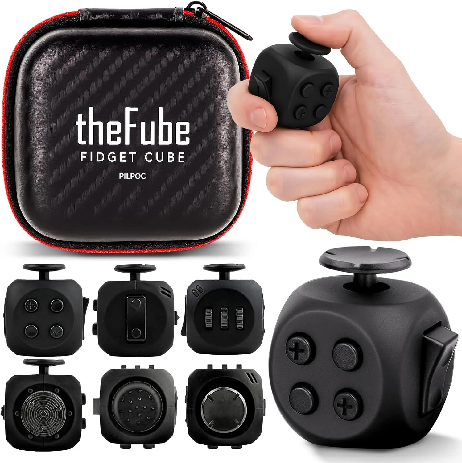 PILPOC Thefube Fidget Cube, Stress Relief Infinity Cube for Adults & Kids
