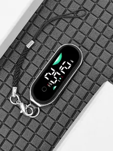 New Fashion Mini Student Clock, Portable Anti-Loss Pendant, Silent Electronic Watch, Cute Design, Perfect Gift for Kids