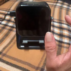 Wireless Induction Audio Speaker Stand, 5in1 Cellphone Holder, 3500mAh Rechargeable Emergency Power Bank,360° Adjustable Mobile Tablet Stand with Colorful Ambient Light Gifts for Men Women