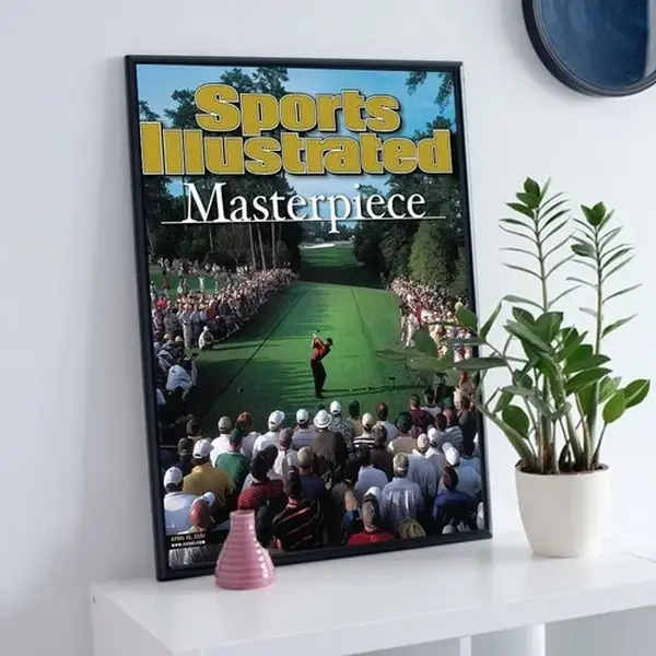 Tiger Woods, 2001 Masters Sports Illustrated Cover Poster - NO FRAME