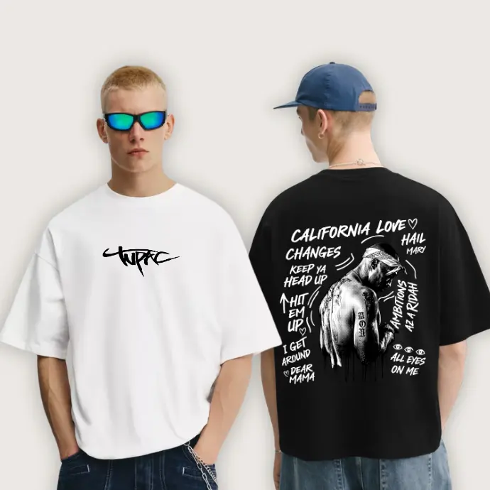 2PAC Old School Rap Culture Tee Iconic Hip Hop Legend Unisex Pullover Streetwear,Unisex Urban Apparel Gildan 5000 100% Cotton True Size,hip hop streetwear , perfect gift for all , dailywear
