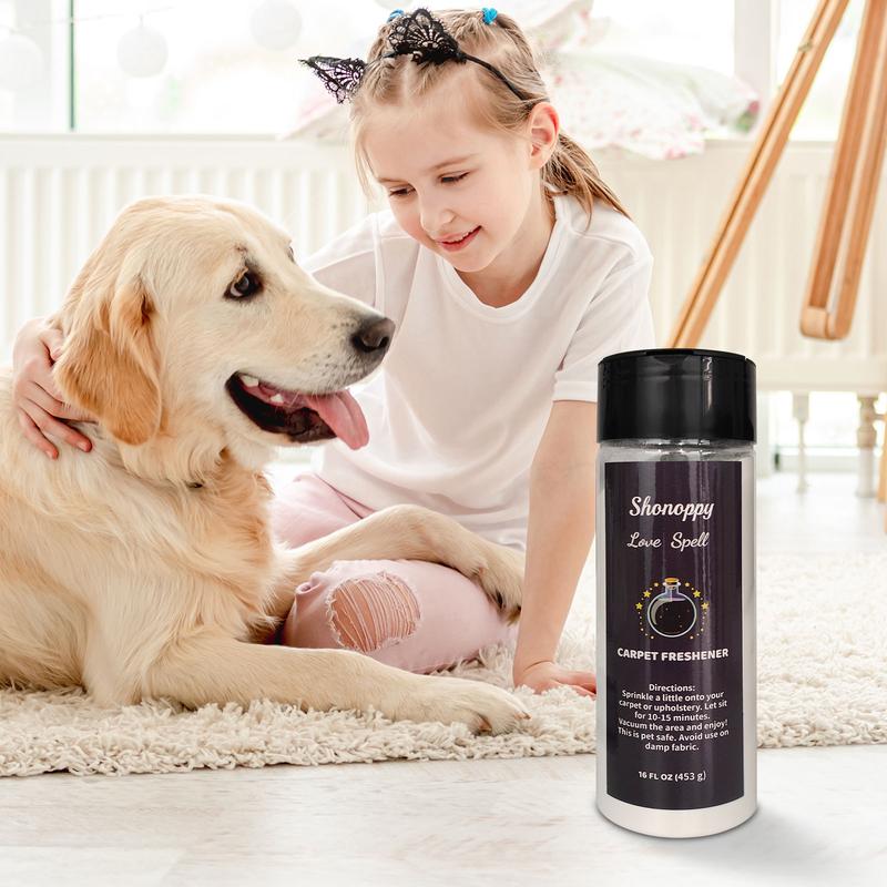 16oz Home&Pet Carpet Deodorizer Air Freshener, Long Lasting Fragrance Upholstery Deodorizing Powder, Scented Perfume Household Deodorizer,Car Interior Air Freshener Cleaner